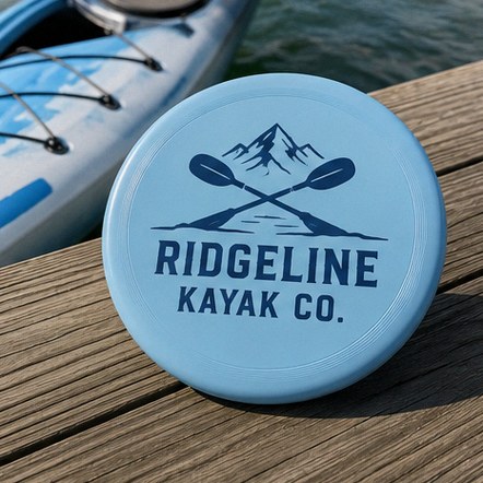 Branded frisbees with logo