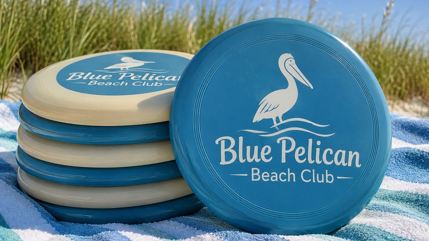 Custom printed frisbees with logo