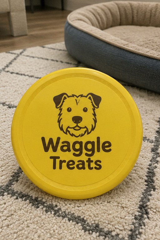Frisbees with logo — customer photo