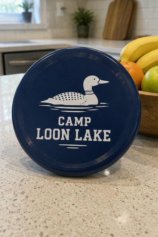 Personalized frisbees — customer photo