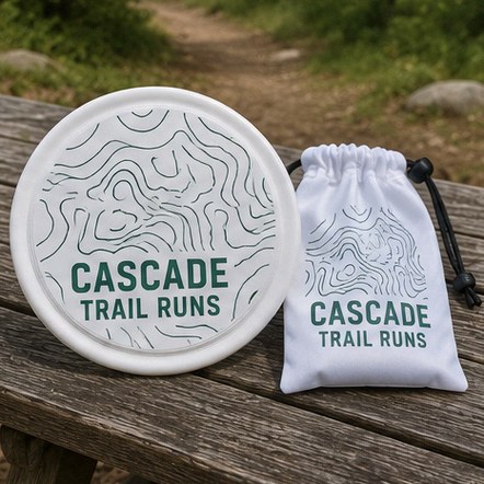 Promotional custom frisbees with company logo